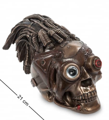 Купить Статуэтка Veronese Череп WS-187 в стиле стимпанк по низкой цене