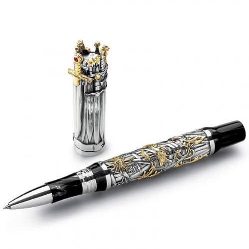 Купить Ручка-роллер Montegrappa Game of thrones Iron throne silver по низкой цене