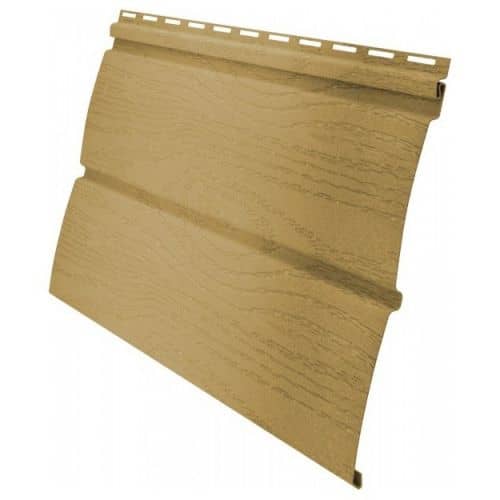 Купить Сайдинг Grand Line Amerika Блок-хаус D4,8 виниловый, бежевый, 3000 мм для наружной отделки дома по низкой цене