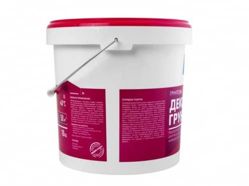 Купить Грунтовка Декоргрунд 10 кг по низкой цене