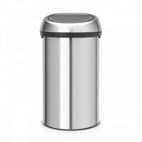 Купить Бак Brabantia Touch Bin New мусорный, стальной матовый, 60 л по низкой цене