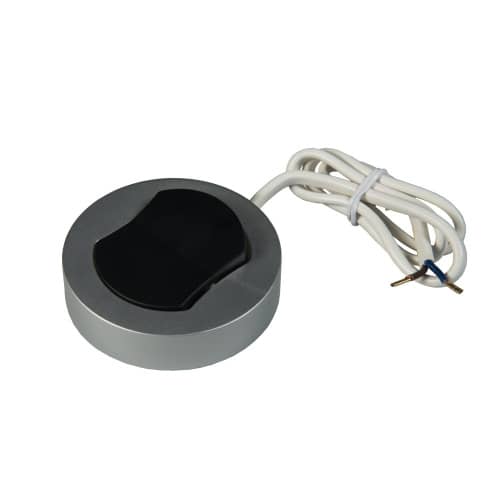 Купить Выключатель мебельный накладной GLS 66 мм серебряный по низкой цене