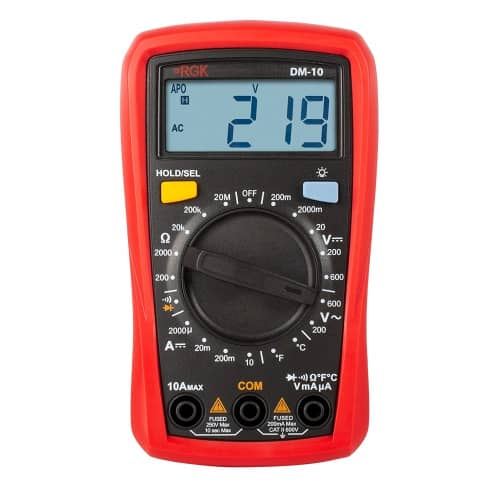 Купить Мультиметр RGK DM-10 с поверкой по низкой цене