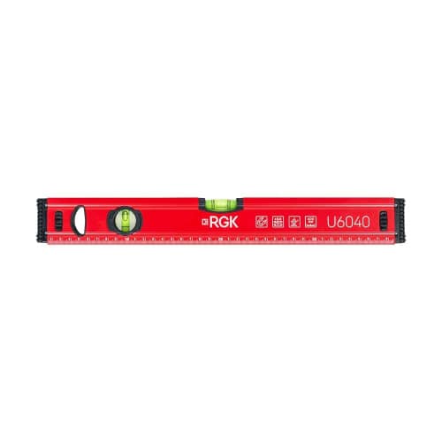 Купить Пузырьковый строительный уровень с магнитом RGK U6040 04 м (40 см) по низкой цене