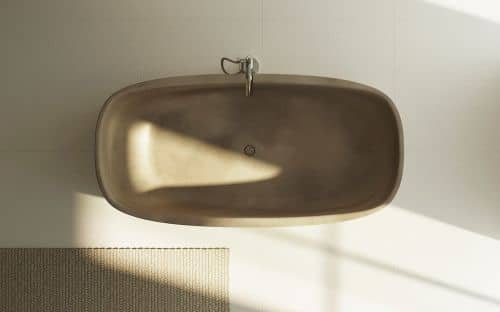 Купить Ванна Viva Lusso Coletta Sandstone каменная, отдельностоящая, песочная по низкой цене