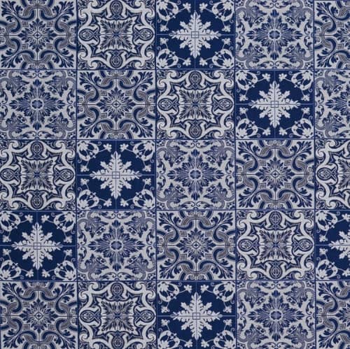 Купить Ткань Galleria Arben Balenciaga HL-AZULEJOS 001 BLUE по низкой цене