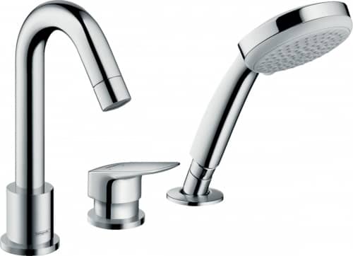 Купить Смеситель Hansgrohe Logis для ванны c душем 71313000 по низкой цене