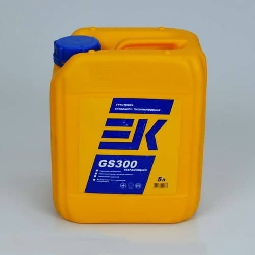 Купить Грунтовка ЕК GS300 TIEFENGRUND FROST улучшенная глубокого проникновения 5 л по низкой цене