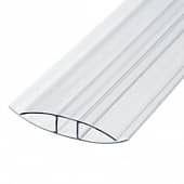 Купить Профиль Юг-Ойл-Пласт для поликарбоната соединительный неразъемный 6-8 мм прозрачный по низкой цене