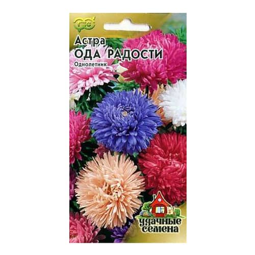 Купить Астра Ода радости смесь 3 г Удачные семена по низкой цене