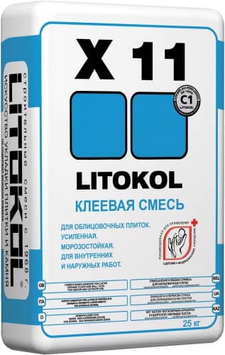 Купить Клей Litoкol X11 для укладки плитки 25 кг по низкой цене