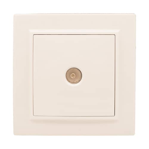 Купить Розетка ТВ EKF Минск бежевая по низкой цене