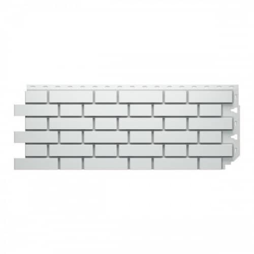 Купить Панель Docke Flemish фасадная Белый 1095х420 мм для наружной отделки дома по низкой цене