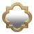 Купить Зеркало In Shape Malaga Gold по низкой цене