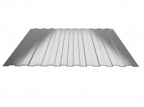 Купить Профнастил С8, 0.45 мм, ширина 1,2 м, оцинкованный по низкой цене