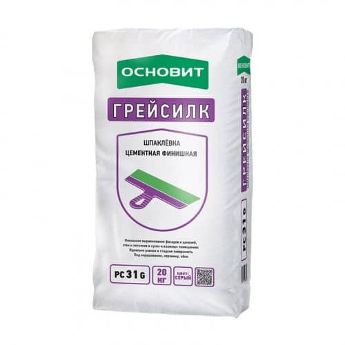 Шпаклевка Основит Грейсилк PC31 G цементная