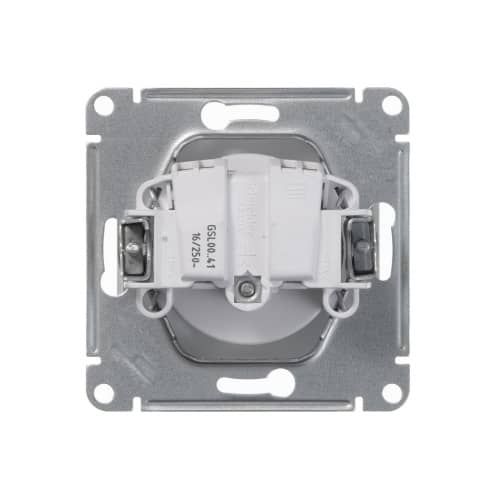 Купить Розетка Schneider Electric Глосса без рамки белая по низкой цене