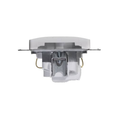 Купить Розетка Schneider Electric Глосса с заземлением без рамки белая по низкой цене