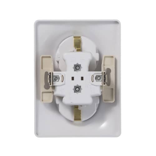 Купить Двойная розетка Schneider Electric Глосса с заземлением белая по низкой цене