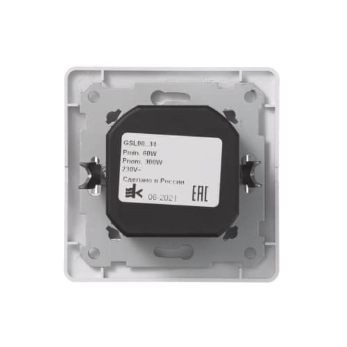 Купить Светорегулятор Schneider Electric Глосса белый по низкой цене