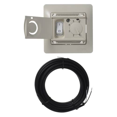 Купить Терморегулятор для пола Schneider Electric Глосса бежевый по низкой цене