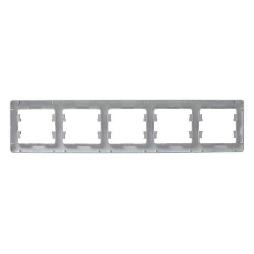 Купить Рамка Schneider Electric Глосса 5 постов горизонтальная перламутр по низкой цене