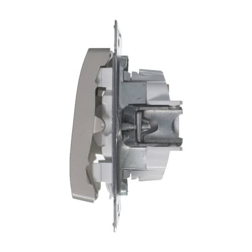 Купить Выключатель трехклавишный Schneider Electric Глосса без рамки платина по низкой цене