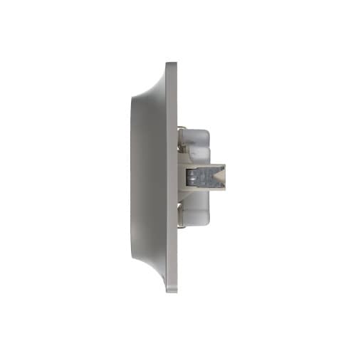 Купить Розетка двойная Schneider Electric Глосса с заземлением платина по низкой цене