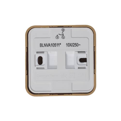 Купить Выключатель двухклавишный Schneider Electric Бланка с подсветкой ясень по низкой цене