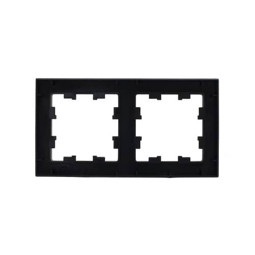 Купить Рамка Schneider Electric Атлас Дизайн 2 поста карбон по низкой цене