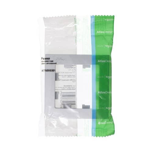 Купить Рамка Schneider Electric Атлас Дизайн 1 пост алюминий по низкой цене