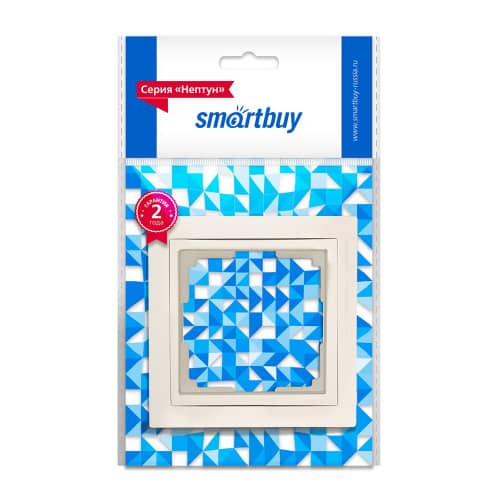 Купить Рамка Smartbuy Нептун 1 пост бежевая по низкой цене