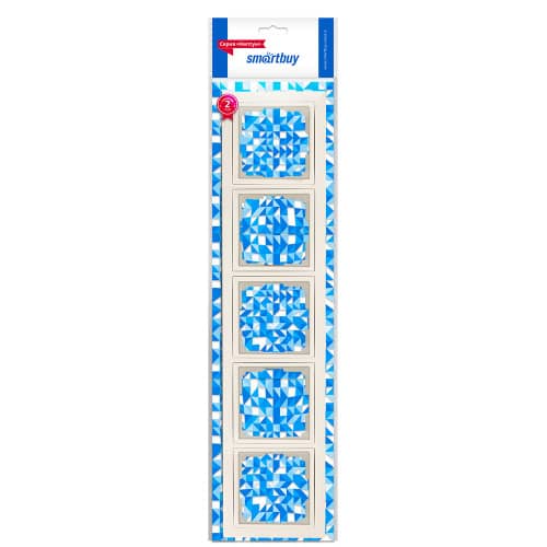 Купить Рамка Smartbuy Нептун 5 постов бежевая по низкой цене