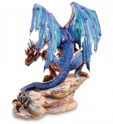 Купить Статуэтка Veronese Дракон и воин - храбрость неуместна WS-267 по низкой цене