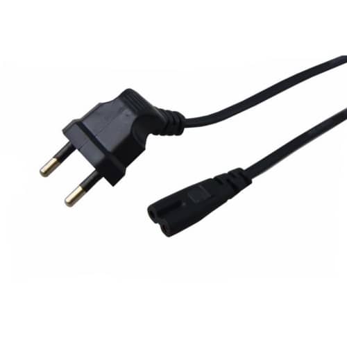 Купить Шнур сетевой с угловой вилкой 2x0,5 мм/кв 1,5 м REXANT по низкой цене