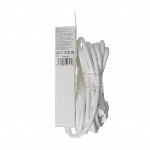 Купить Удлинитель Schneider Electric 3 гнезда с заземлением 5 м белый по низкой цене