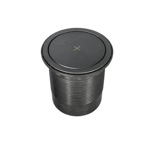 Купить Блок розеток выдвижной GLS 4 гнезда + 2 USB + беспроводная зарядка черный 2 м по низкой цене