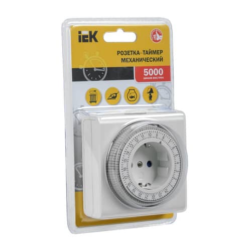 Купить Таймер IEK 24 ч компактный по низкой цене