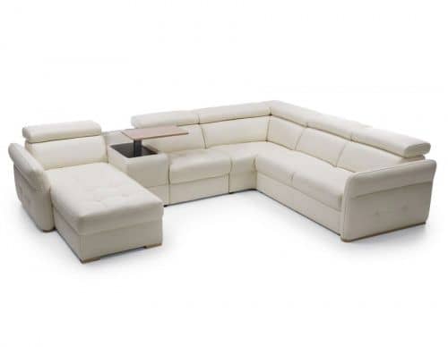 Купить Диван Gala Collezione Massimo угловой в коже по низкой цене