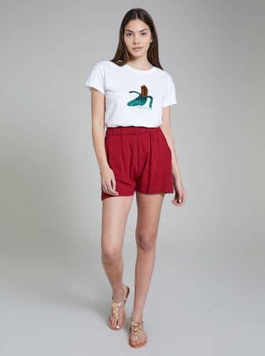 Купить Шорты Piazza Italia цвет рубин по низкой цене