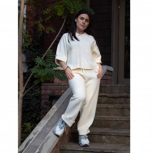 Купить Костюм Lara FF06223ABSU бежевый по низкой цене