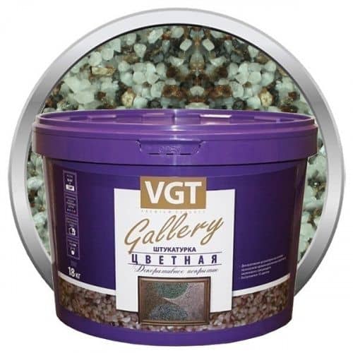 Купить Штукатурка VGT Gallery №3 декоративная крупнозернистая 18 кг по низкой цене