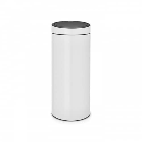 Купить Бак Brabantia Touch Bin New мусорный, белый, 30 л по низкой цене