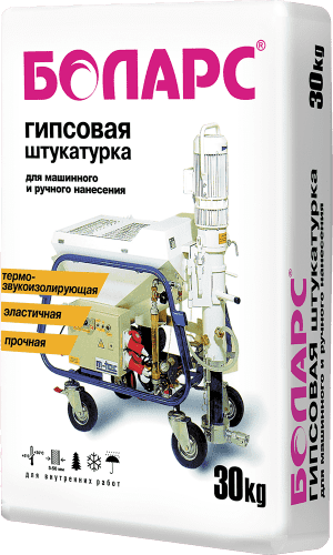Купить Штукатурка Боларс фасадная для машинного нанесения 25 кг по низкой цене