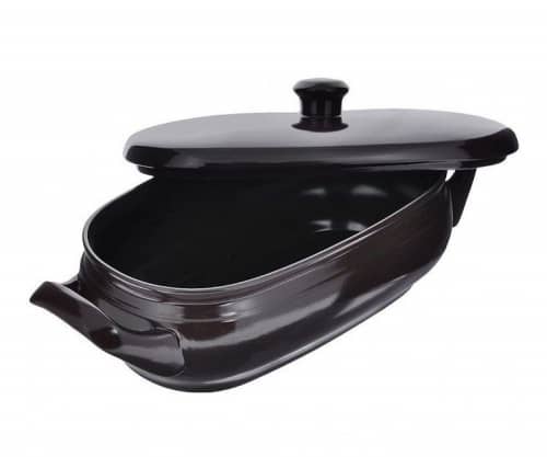 Купить Форма Ceraflame Terrine для запекания, тушения, с керамической крышкой, сливовая, 4,5 л по низкой цене