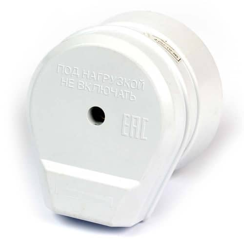 Купить Разъем для плиты Smartbuy 2P+PE открытый 32 А 250 В белый по низкой цене