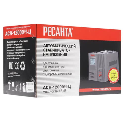 Купить Стабилизатор Ресанта 12 кВт по низкой цене