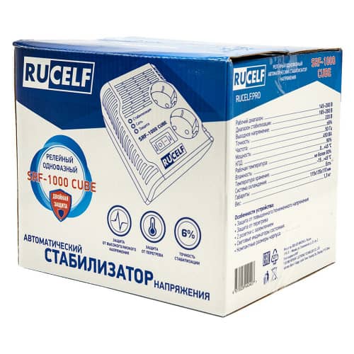 Купить Стабилизатор Rucelf СUBE 0,45 кВА по низкой цене