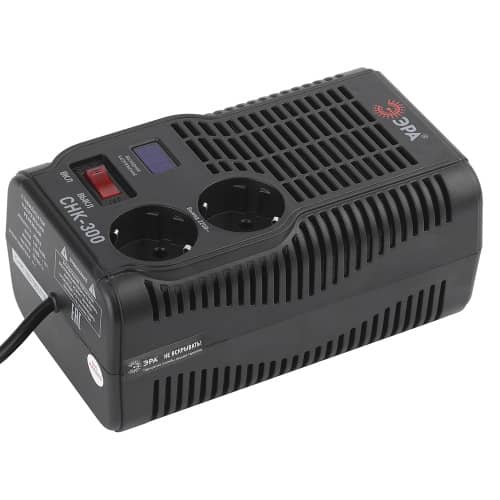 Купить Стабилизатор Эра СНК-300 настольный/настенный 0,3 кВА по низкой цене