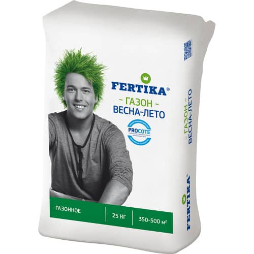 Купить Удобрение для газона Fertika Весна-Лето 25 кг по низкой цене